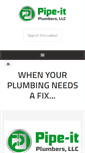 Mobile Screenshot of pipe-itplumbers.com